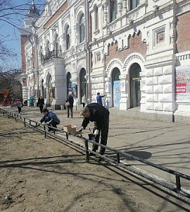 Сотрудники областного краеведческого музея приняли участие в акции посвященной, Всероссийскому дню заботы о памятниках истории и культуры